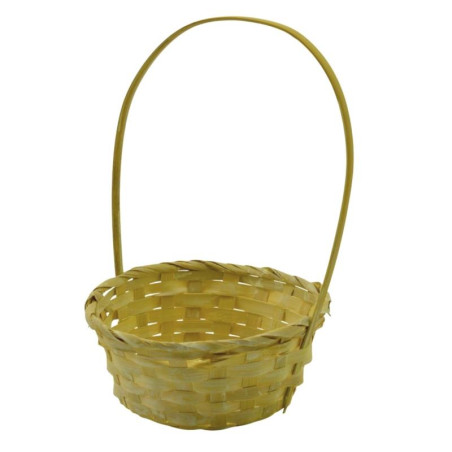 Kosz wiklinowy z rączką 19x17x8cm MRY2173